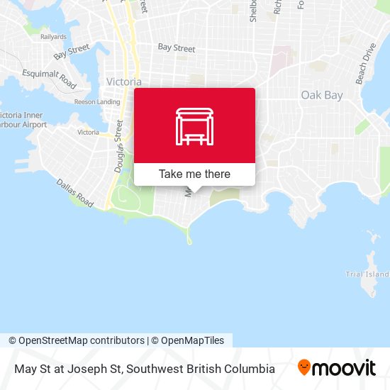 May St at Joseph St map