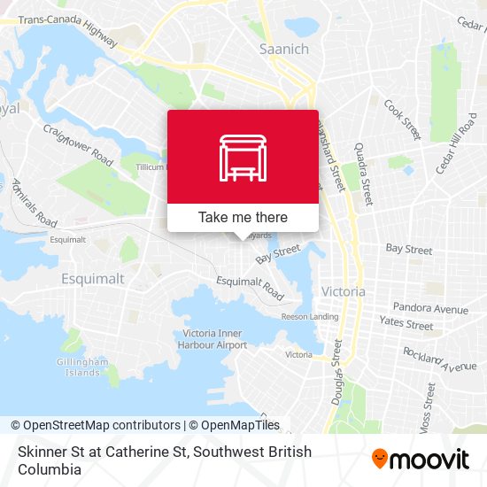 Skinner St at Catherine St map