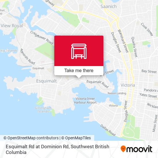 Esquimalt Rd at Dominion Rd plan