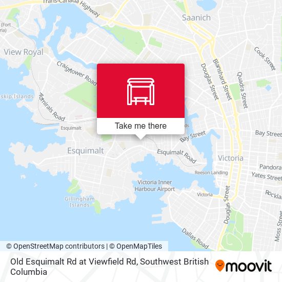 Old Esquimalt Rd at Viewfield Rd map