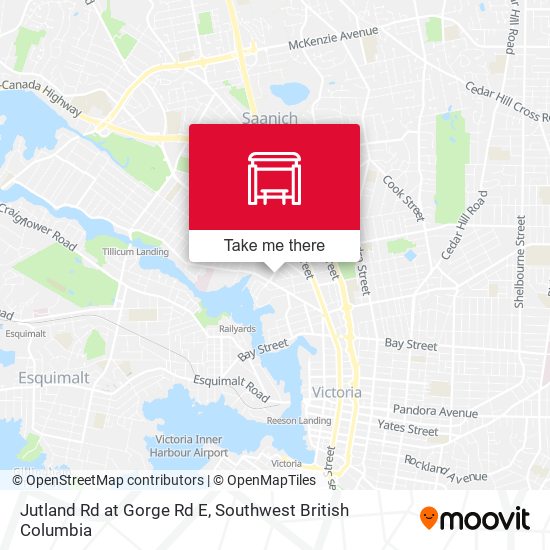 Jutland Rd at Gorge Rd E map