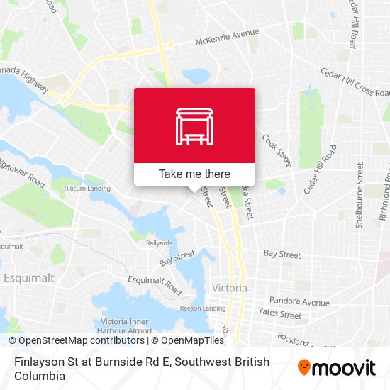 Finlayson St at Burnside Rd E map