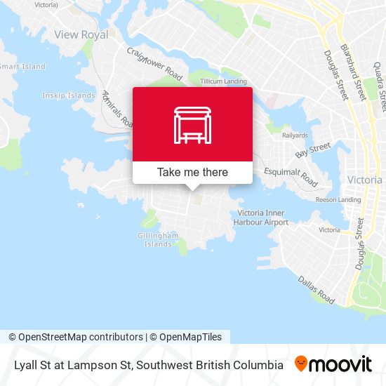 Lyall St at Lampson St map