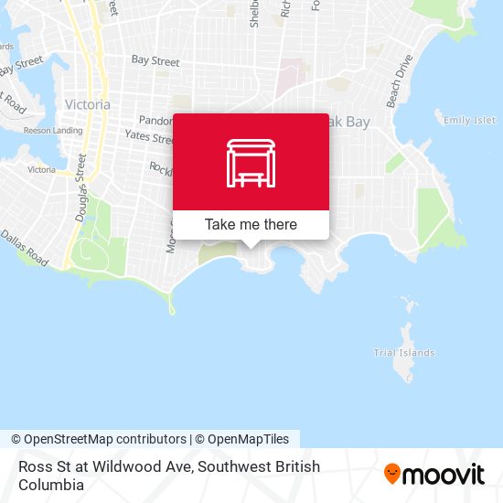 Ross St at Wildwood Ave map