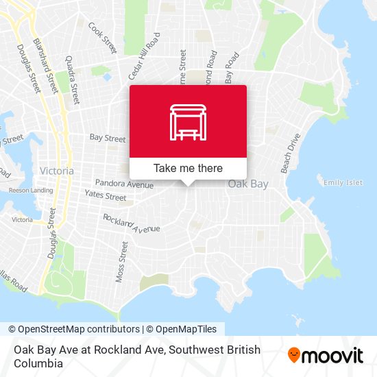 Oak Bay Ave at Rockland Ave plan