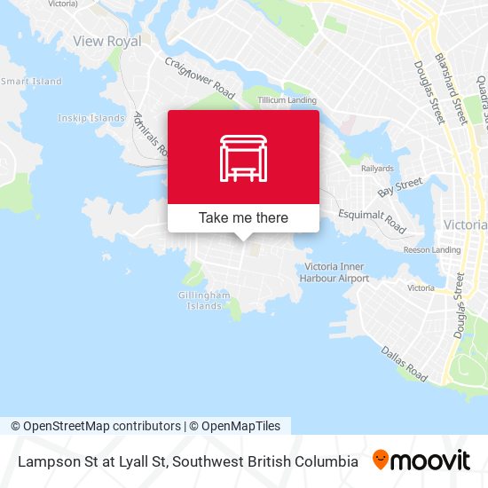 Lampson St at Lyall St map