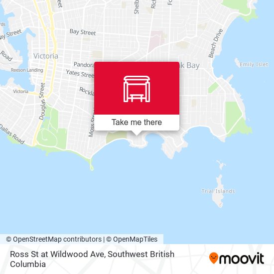 Ross St at Wildwood Ave map