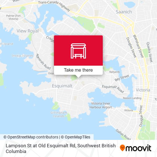 Lampson St at Old Esquimalt Rd map