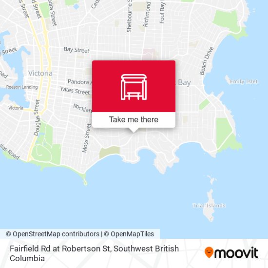 Fairfield Rd at Robertson St map