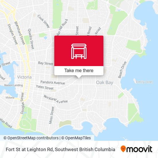 Fort St at Leighton Rd map