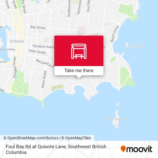 Foul Bay Rd at Quixote Lane plan