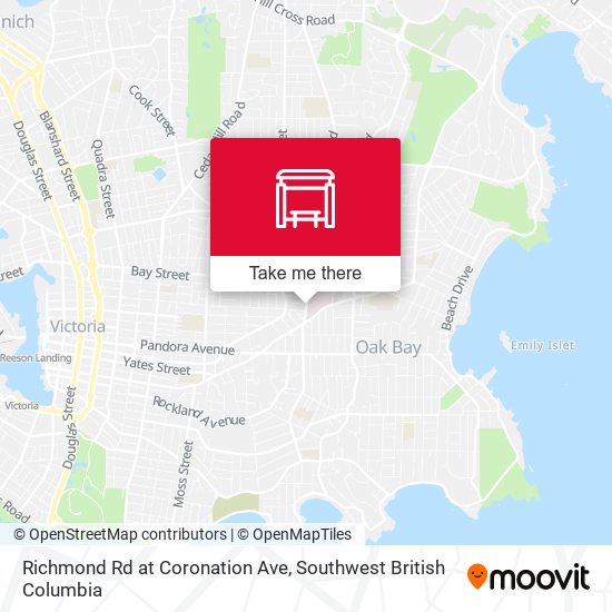 Richmond Rd at Coronation Ave map