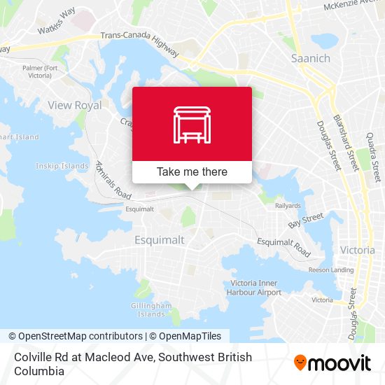 Colville Rd at Macleod Ave map