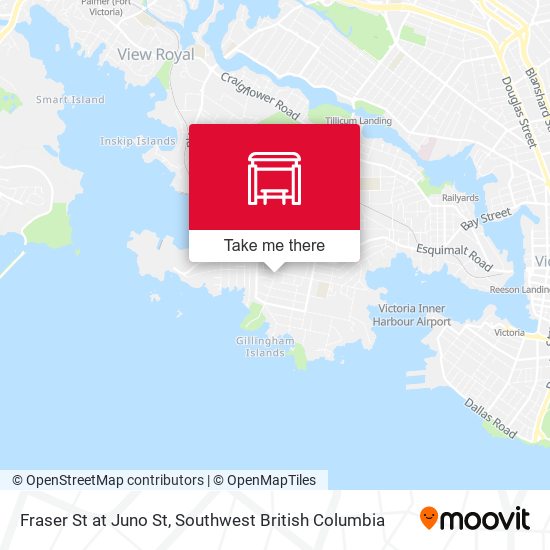 Fraser St at Juno St map