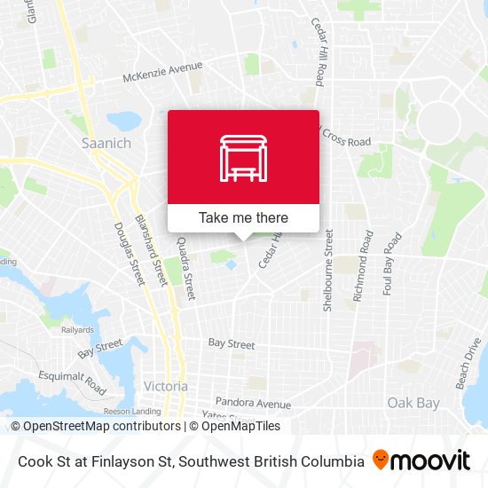 Cook St at Finlayson St plan