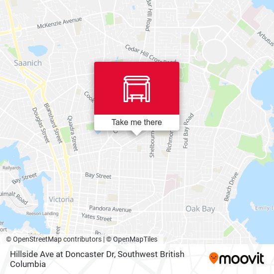 Hillside Ave at Doncaster Dr map