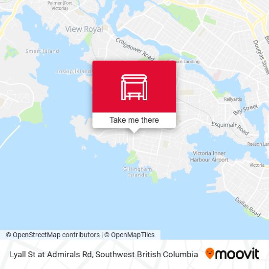 Lyall St at Admirals Rd map