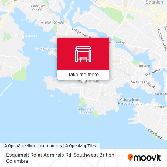 Esquimalt Rd at Admirals Rd plan