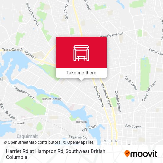 Harriet Rd at Hampton Rd map