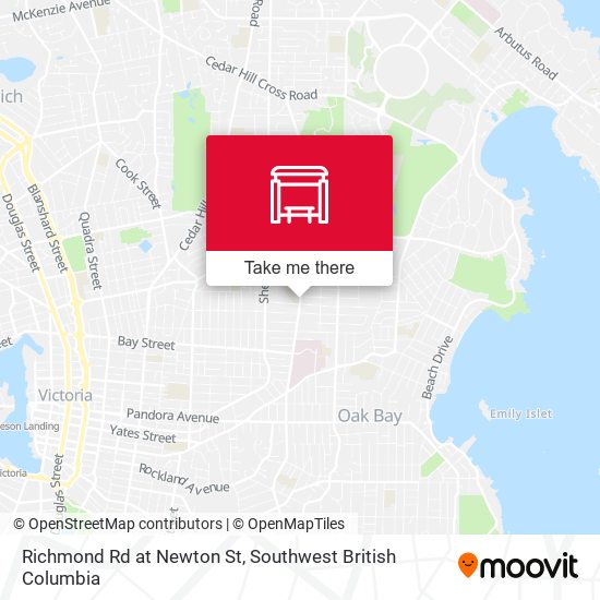 Richmond Rd at Newton St map