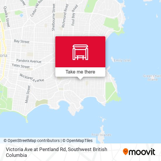 Victoria Ave at Pentland Rd map