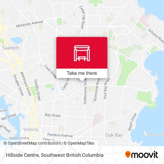 Hillside Centre map