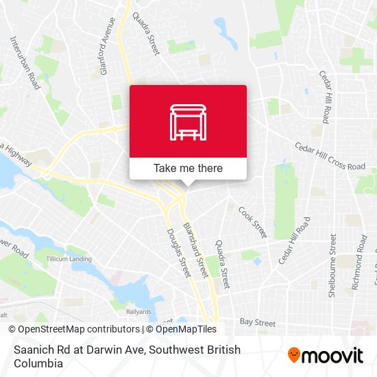 Saanich Rd at Darwin Ave plan