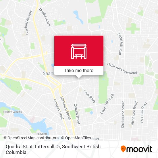 Quadra St at Tattersall Dr map