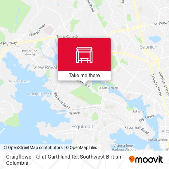 Craigflower Rd at Garthland Rd map