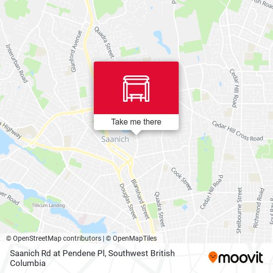 Saanich Rd at Pendene Pl plan