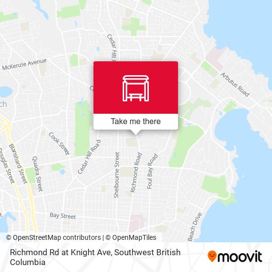 Richmond Rd at Knight Ave map