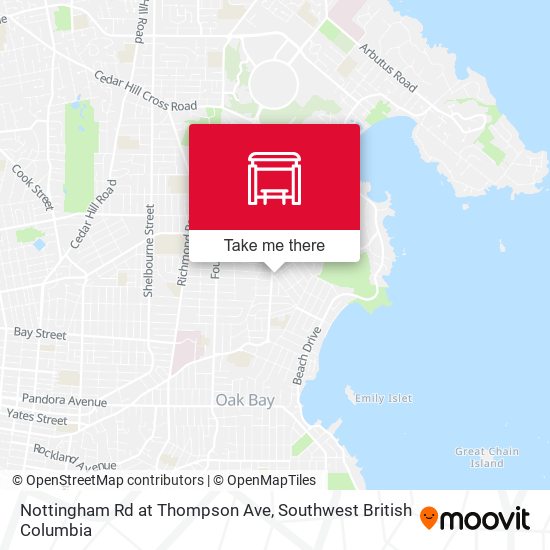 Nottingham Rd at Thompson Ave map