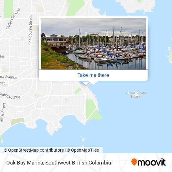 Oak Bay Marina map