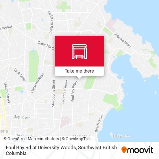 Foul Bay Rd at University Woods plan