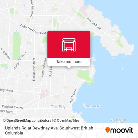 Uplands Rd at Dewdney Ave plan