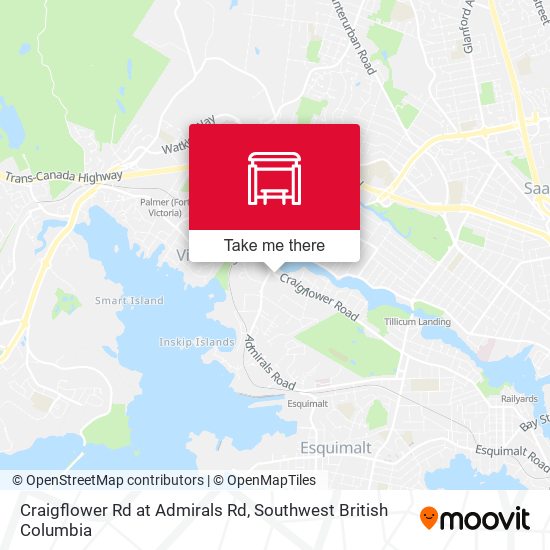 Craigflower Rd at Admirals Rd plan
