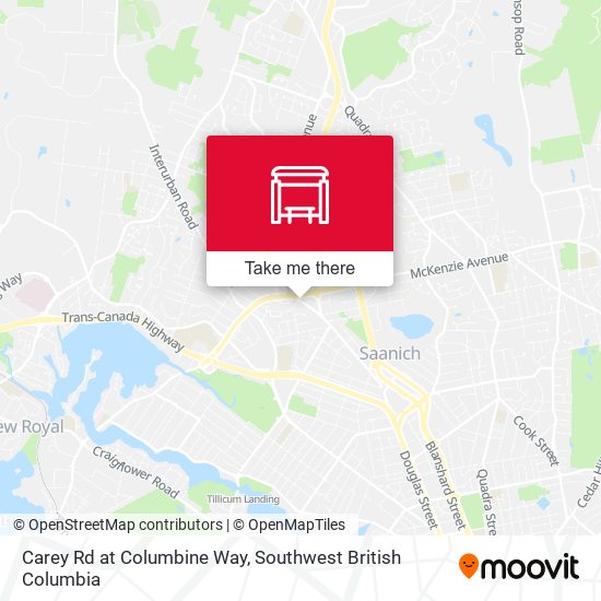 Carey Rd at Columbine Way plan
