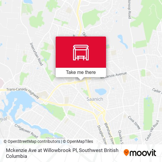 Mckenzie Ave at Willowbrook Pl map