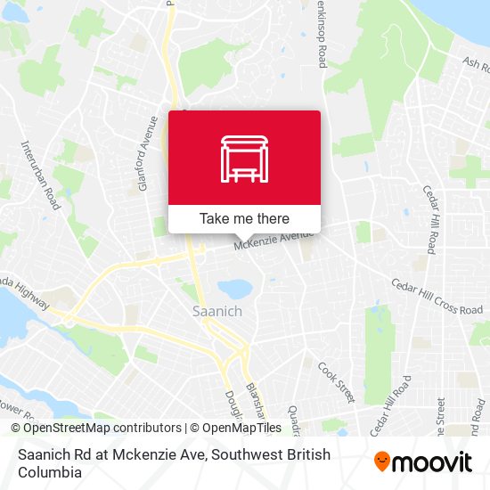 Saanich Rd at Mckenzie Ave map