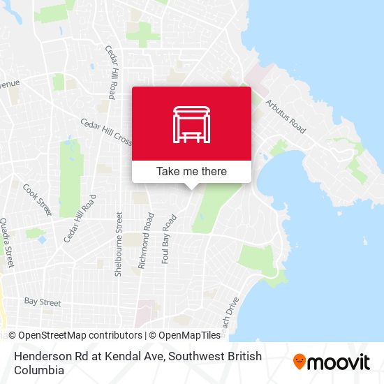 Henderson Rd at Kendal Ave map