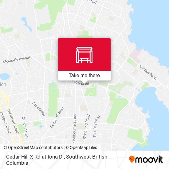 Cedar Hill X Rd at Iona Dr map