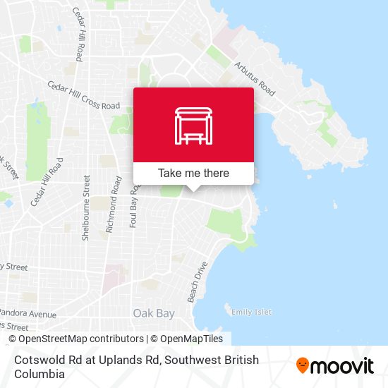 Cotswold Rd at Uplands Rd map