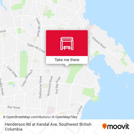 Henderson Rd at Kendal Ave map
