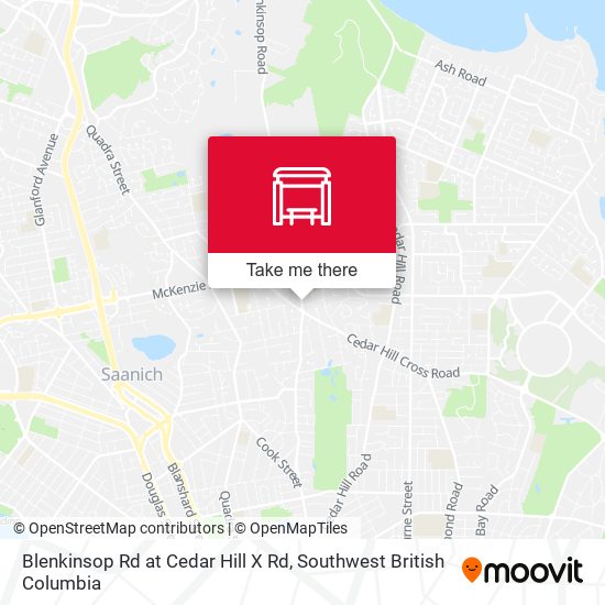Blenkinsop Rd at Cedar Hill X Rd map