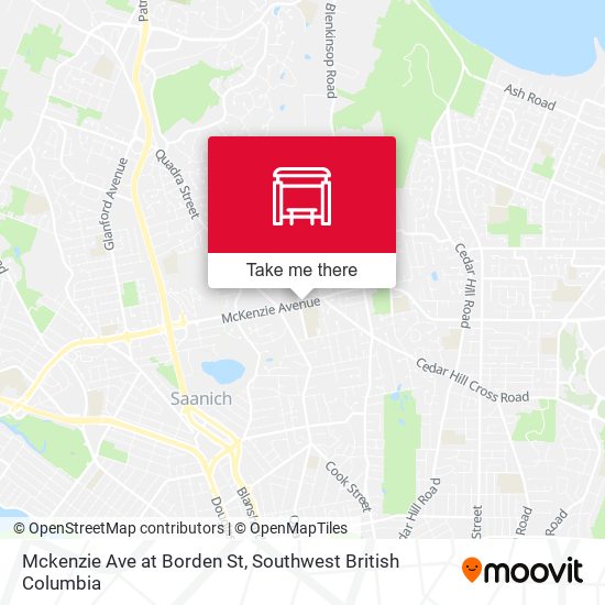 Mckenzie Ave at Borden St plan