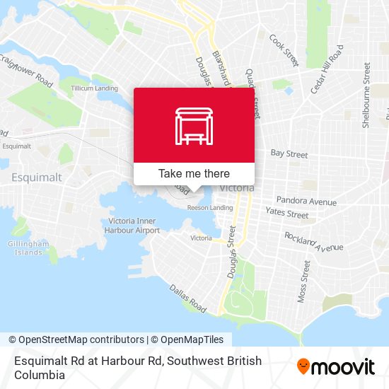 Esquimalt Rd at Harbour Rd map