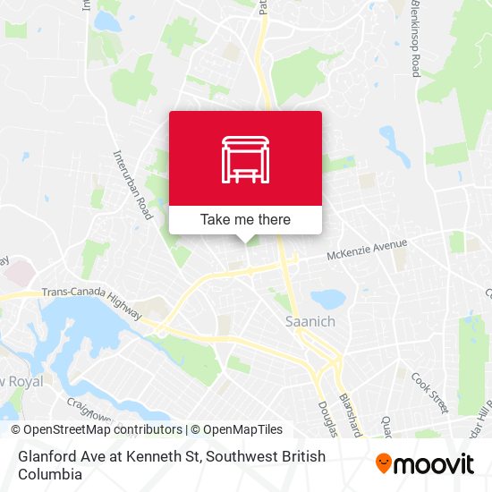 Glanford Ave at Kenneth St map
