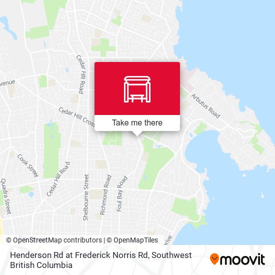 Henderson Rd at Frederick Norris Rd map