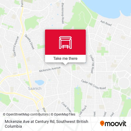 Mckenzie Ave at Century Rd map