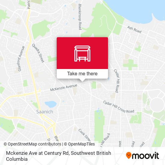 Mckenzie Ave at Century Rd map